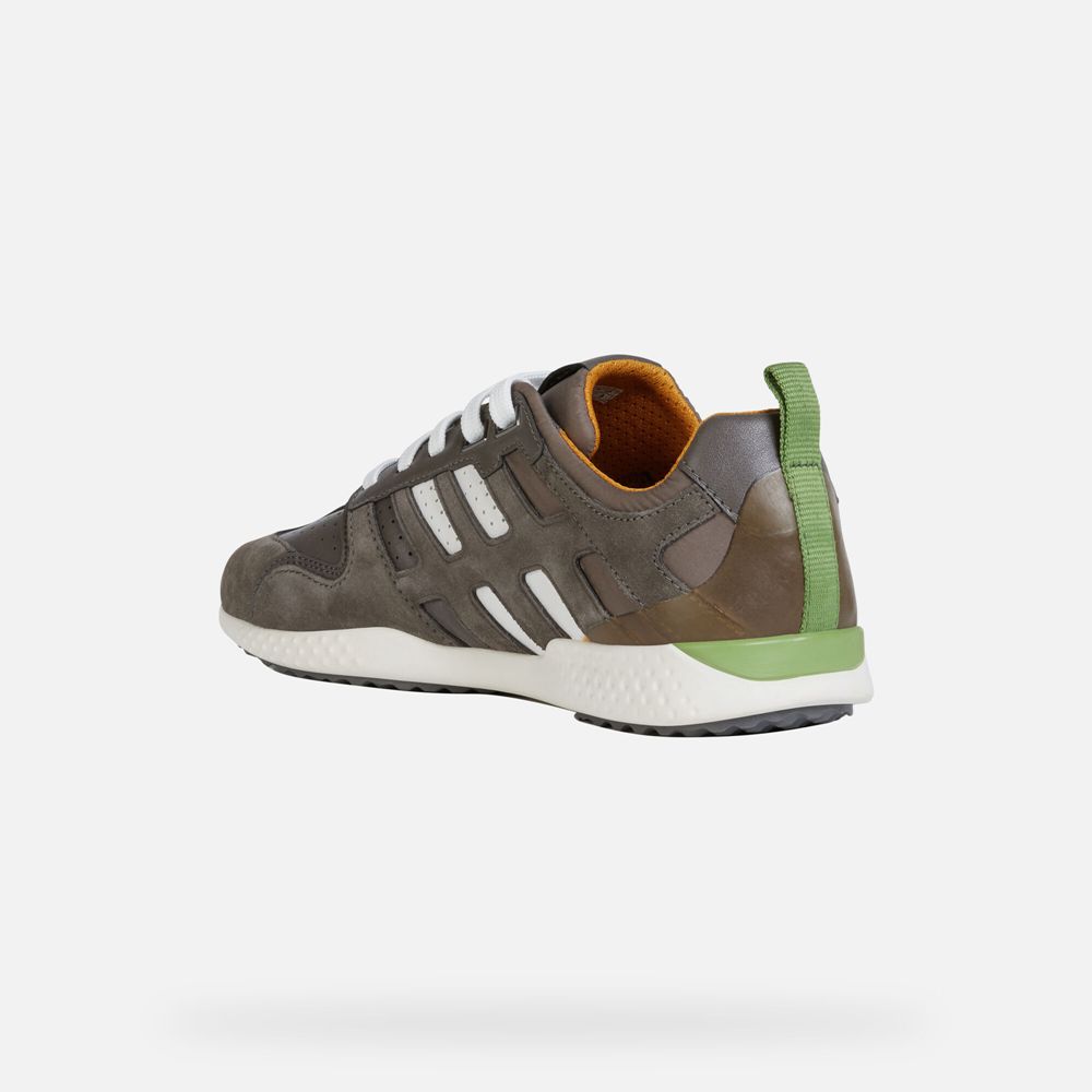 Geox Erkek Spor Ayakkabı Koyu Gri - Snake.2 - SPG-701483